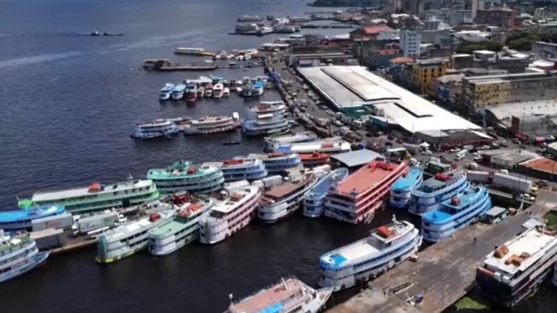 Rio Negro recua 2 cm e marca 29,03 metros em Manaus com sinal de início da seca